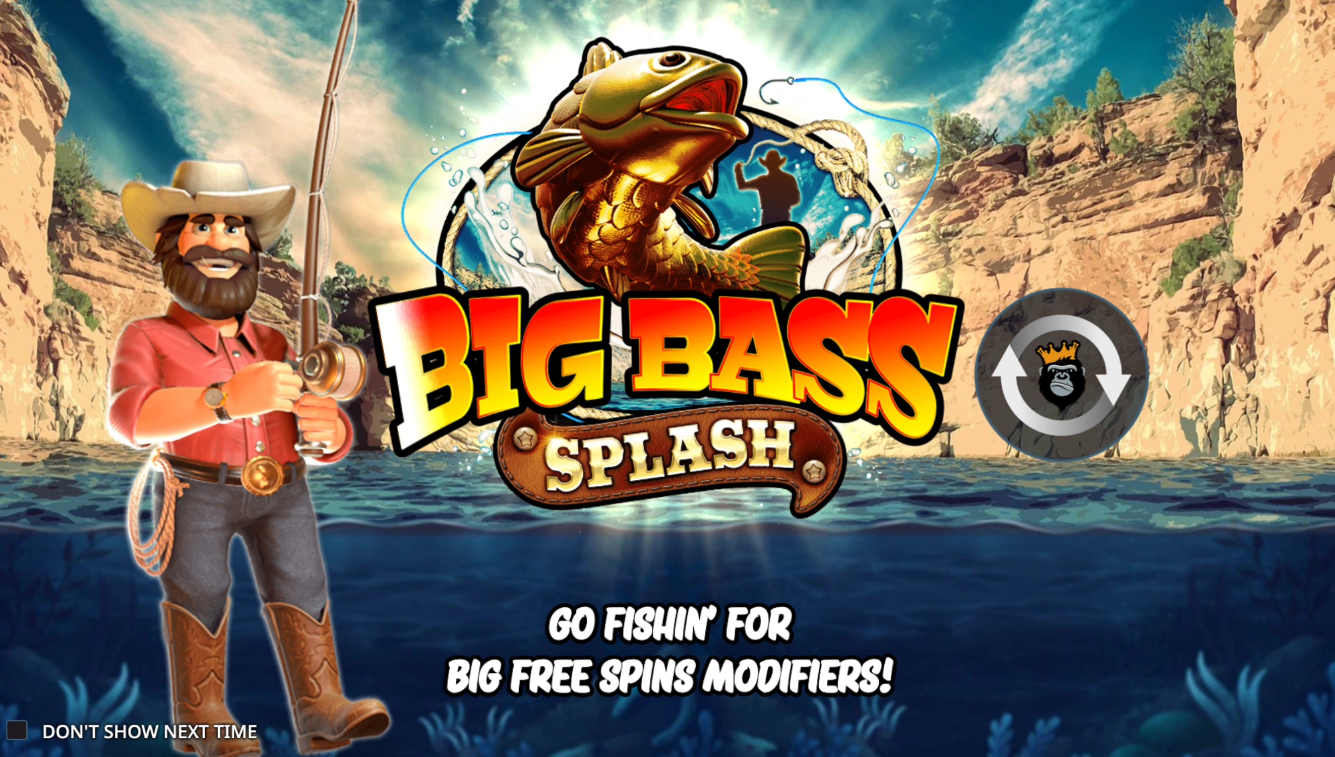 Reels, rows and paylines in Big Bass Splash